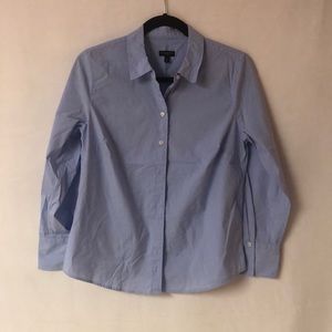 Talbots blue button down